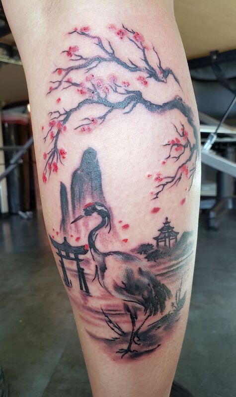  105 Cherry Blossom Tree Tattoo and Japanese Sakura Branch Designs   Meaning and Ideas